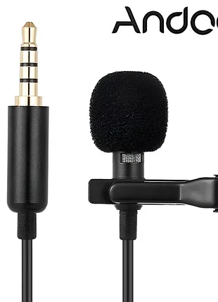 Петличный микрофон andoer ey-510a