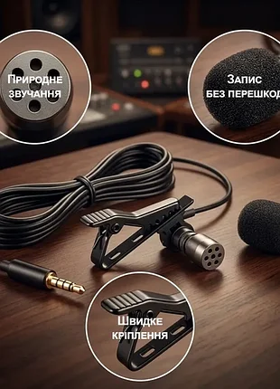Петличный микрофон andoer ey-510a 6