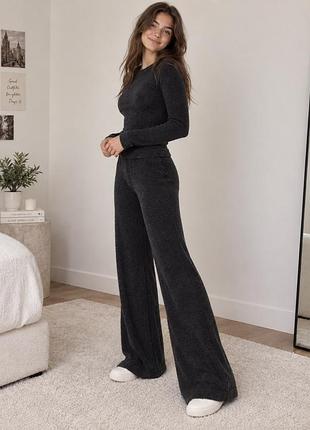 Костюм pull&bear xs кофта + штани кльош 3