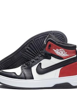 Мужские зимние кожаные кроссовки nike air max red