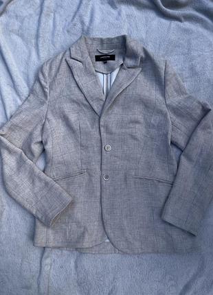 Жіночий лляний піджак lawrence grey new york, розмір d42 (xl)
