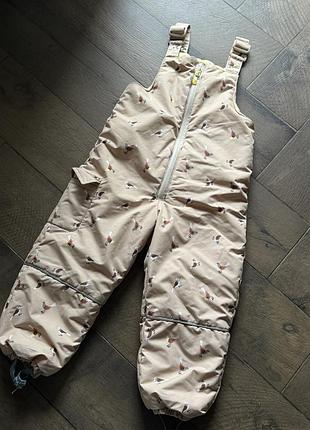 Комбінезон штани zara зима 4-5 104 110