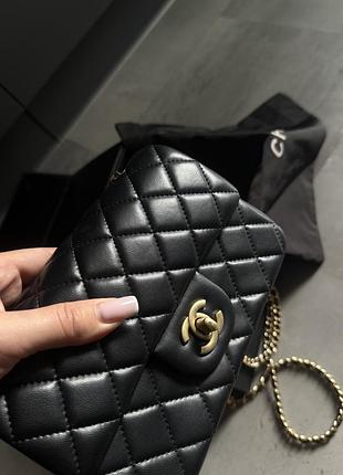 Сумка chanel чорна 6