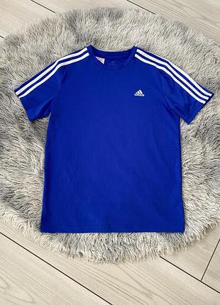 Футболка adidas синя size s