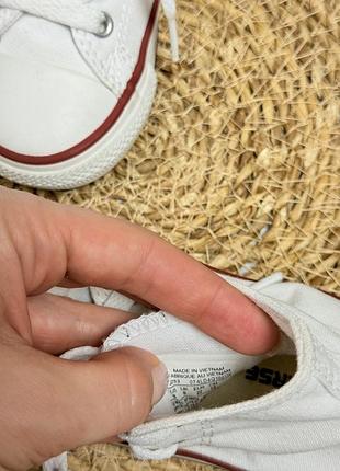 Білі високі кеди converse 10