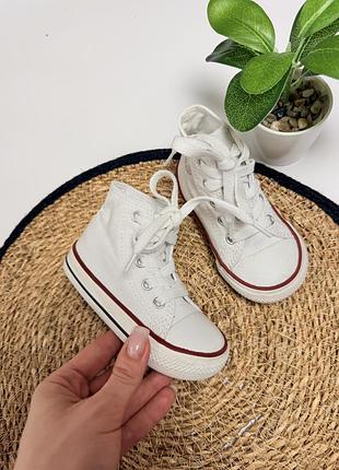 Білі високі кеди converse 2