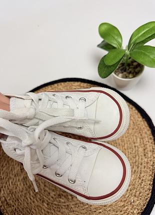 Білі високі кеди converse 4