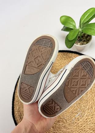 Білі високі кеди converse 7