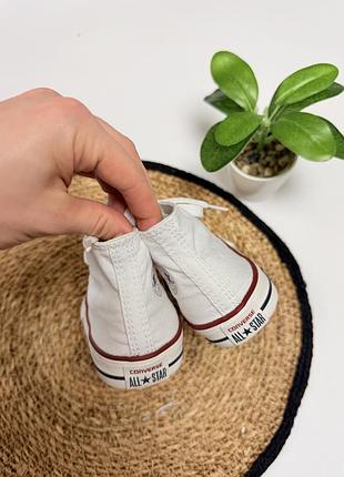 Білі високі кеди converse 6