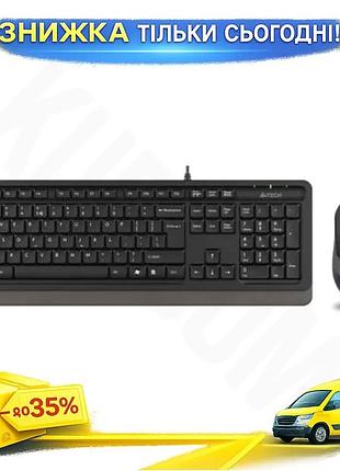 Ku комплект клавиатуры и universal fit мыши a4tech fstyler usb мембранная проволочная черная серый мул uni2l_k