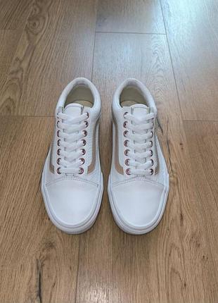 Шкіряні кеди vans