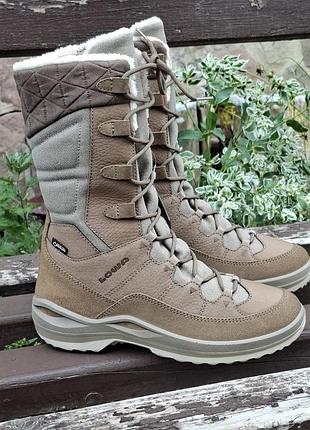 Жіночі зимові утеплені високі черевики lowa alba ll gore-tex ws, 38р.
