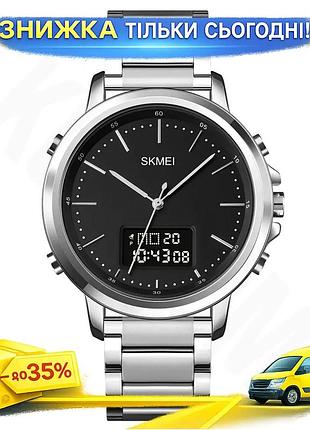 Ku мужские наручные часы universal fit skmei с металлическим браслетом кварцевые спортивные часы с под uni2l_k