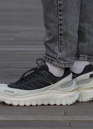 Кросівки moncler trailgrip gore-tex black white