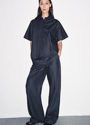 Джинси джогери з еластичним поясом zara - xs, s, m, l, xl