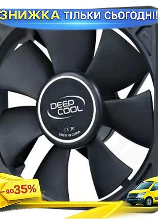 Ku вентилятор deepcool 120 universal fit мм черный охладитель для корпуса компьютера гидродинамический uni2l_k