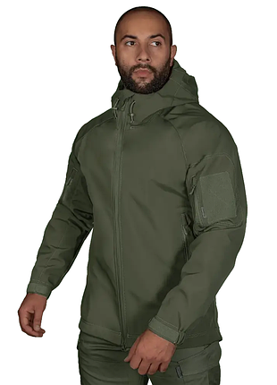 Ku куртка мужская теплая universal fit stalker softshell оливковая 3xl для военнослужащих осенняя курт uni2l_k 4