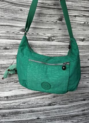 Оригінальна ярка зелена сумка kipling 5