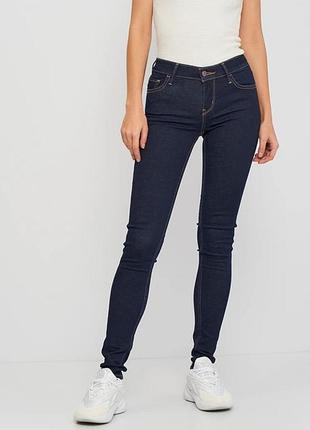 Джинсы levi's 710 super skinny на молнии внизу