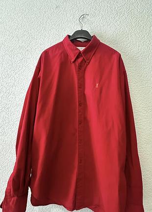 🔥 вінтажна чоловіча сорочка yves saint laurent (ysl) pour homme