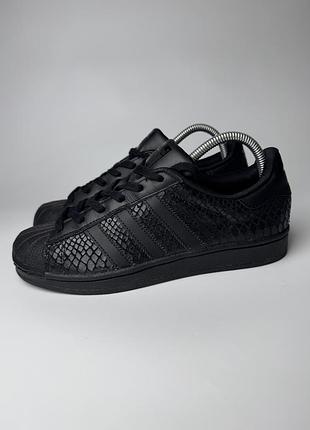 Оригінальні жіночі кросівки adidas superstar натуральна шкіра