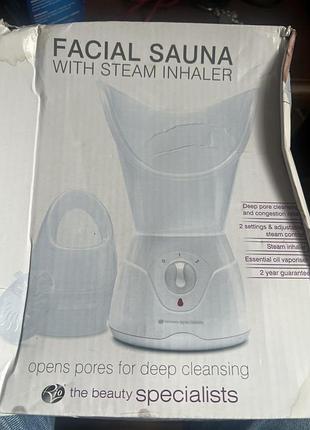 Нова косметична сауну для обличчя та інгалятор для носа  rio facial sauna & steamer with steam inhaler