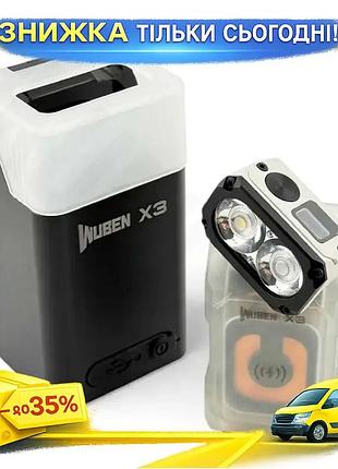 Ku ліхтар wuben edc universal fit 700лм з червоним світлом бездротова зарядка ручний ліхтарик для похо uni2l_k