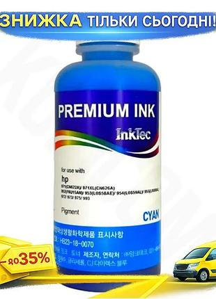 Ku чернило inktec пигментное universal fit cyan 100 мл для принтеров hp краска для печати картриджей uni2l_k