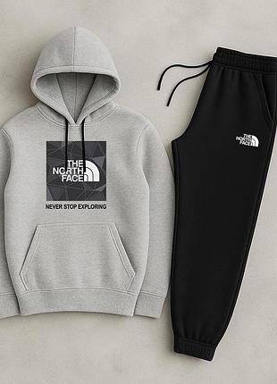 Теплий костюм на флісі the north face