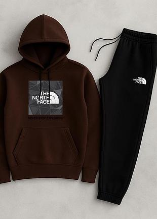Теплий костюм на флісі the north face