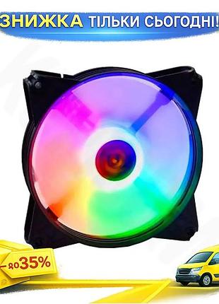 Ku вентилятор gtl 120 universal fit мм чорний з led підсвічуванням для корпусу охолодження 1100 об/хв uni2l_k