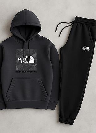Теплий костюм на флісі the north face