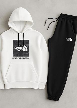 Теплий костюм на флісі the north face