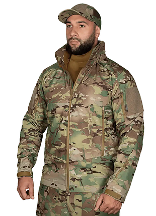 Тактичний костюм phantom stalker softshell мультикам для військовослужбовців демісезонний чоловічий кост ku-22 3
