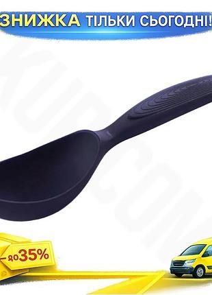 Ku ложка для мороженого universal fit maestro черная для создания шариков из мороженого кухонный инстр uni2l_k