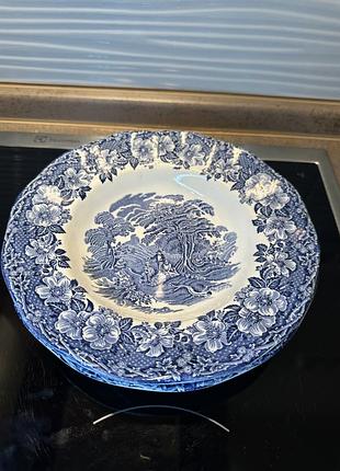 2 шт тарілки woodl and enoch wedgwood (tunstall) ltd england