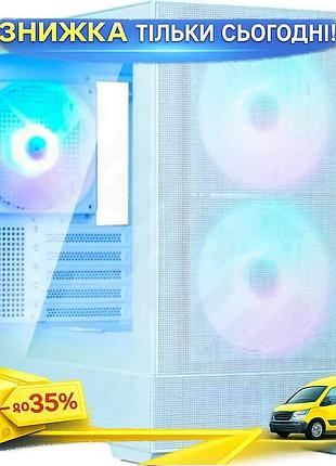 Ku корпус zalman p30 universal fit air white mini tower для micro atx mini itx з argb підсвіткою прозо uni2l_k
