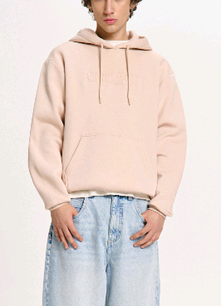 Худі з написом cropp 789hx-08x regular fit бежевий  р.xl