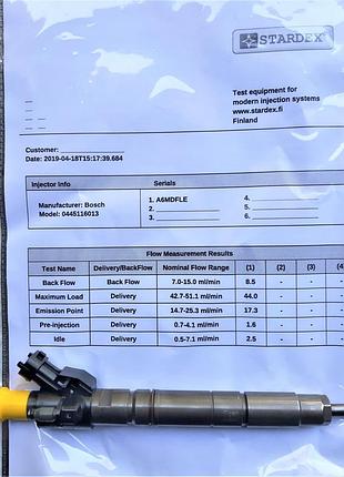 Форсунка паливна jaguar xf xj iv x351 3.0 d б/у оригінал