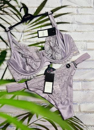 Комплект женского белья от премиальной коллекции noir hunkemoller 🎀.