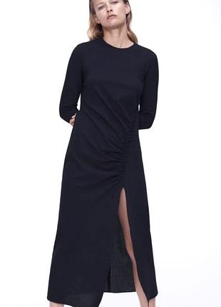 Шерстяное платье zara 3