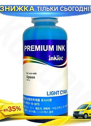 Ku чорнило inktec light universal fit cyan 100 мл водорозчинне для epson принтерів фарба для друку uni2l_k