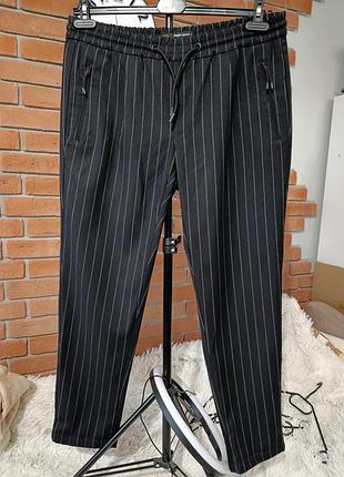Стильные брюки в тонкую полоску angelo litriko/urbanist (casual/smart casual). c&amp;a. разм. 52