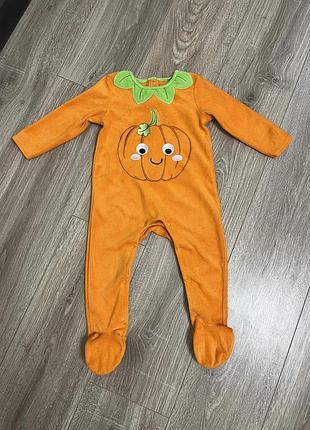 Чоловічок дитячий на halloween, гарбузик
