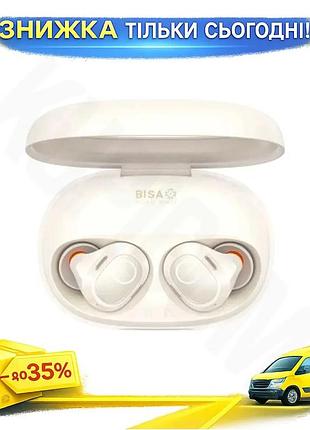 Ku беспроводные наушники baseus universal fit bluetooth 5.3 creamy white с микрофоном для игр и музыки uni2l_k