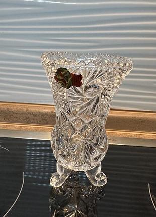Ваза anna hütte — німецький кришталь.