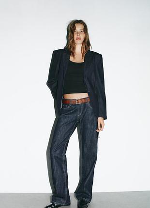 Джинсовый пиджак zara - m, l 3