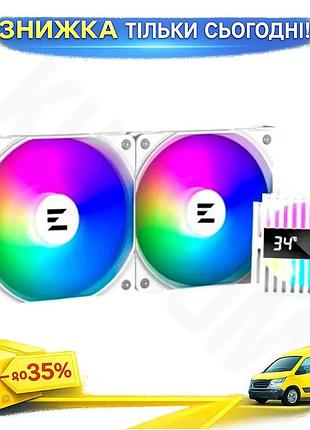 Ku система жидкостного охлаждения universal fit zalman alpha 2 white для процессора с argb низкий уров uni2l_k