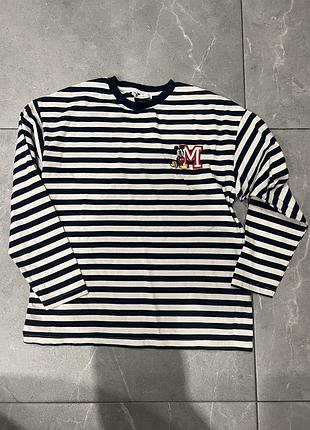Лонгслив pull&bear disney лонг в полоску