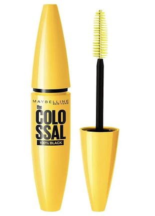Туш для вій maybelline new york volume express colossal чорний 10.7 мл